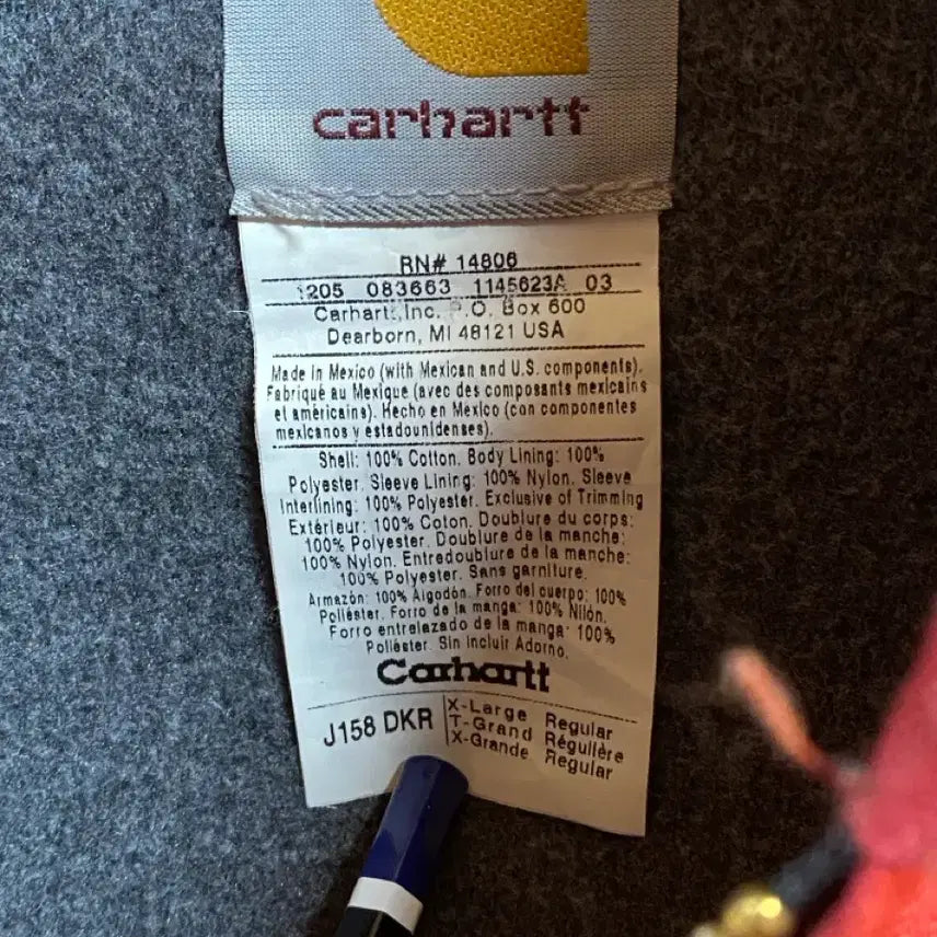 [BUNJANG] Carhartt J158 DKR XL-R Active Jacket / 빈티지 칼하트 J158 DKR XL-R 액티브 자켓 워크자켓