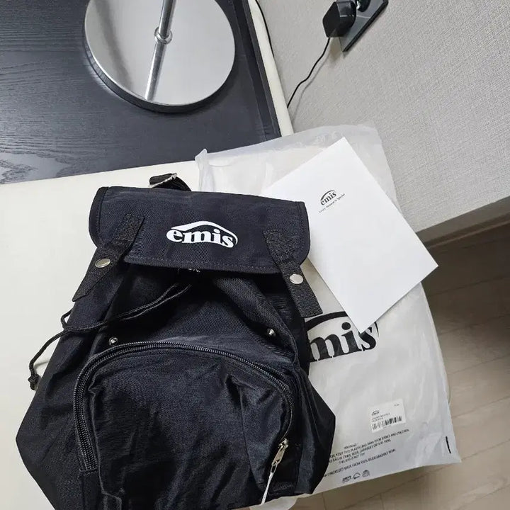 [BUNJANG] Emis Mini Backpack Black / 새제품 정품 이미스 미니 백팩 블랙