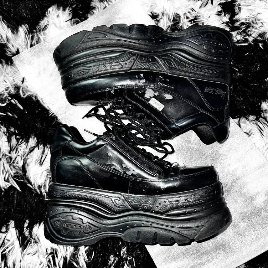 [BUNJANG] YOSUKE Sneakers (Size 40) / YOSUKE 요스케 통굽 운동화 스니커즈 40