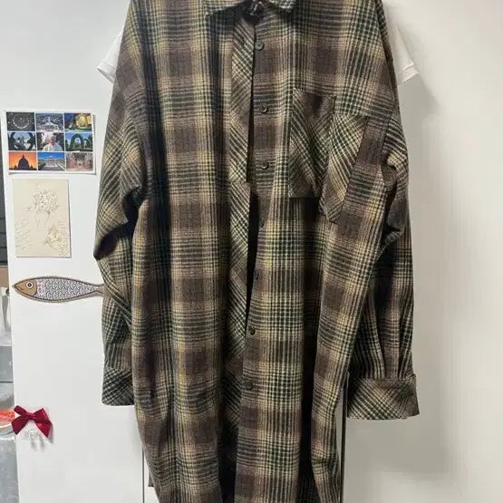 [BUNJANG] ADER Error Oversized Checkered Shirt Wool / 아더에러 오버사이즈 루즈핏 체크 셔츠 울
