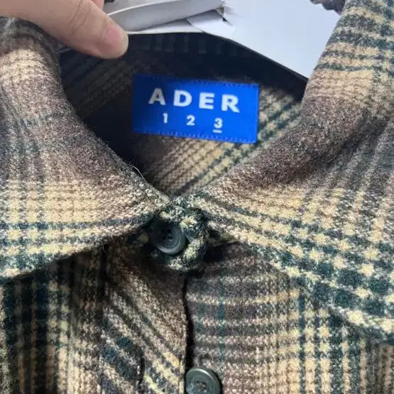 [BUNJANG] ADER Error Oversized Checkered Shirt Wool / 아더에러 오버사이즈 루즈핏 체크 셔츠 울