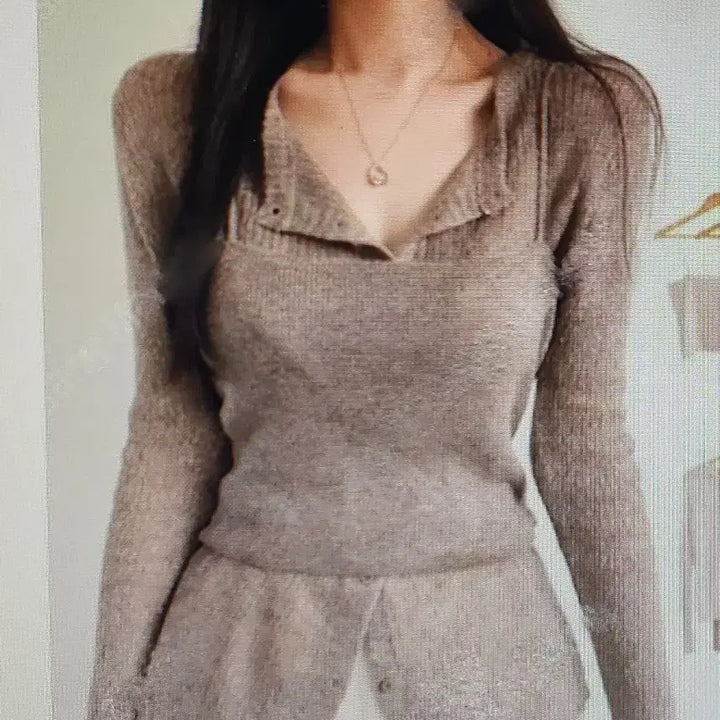 [BUNJANG] Wool Knit Top Set / 탑세트