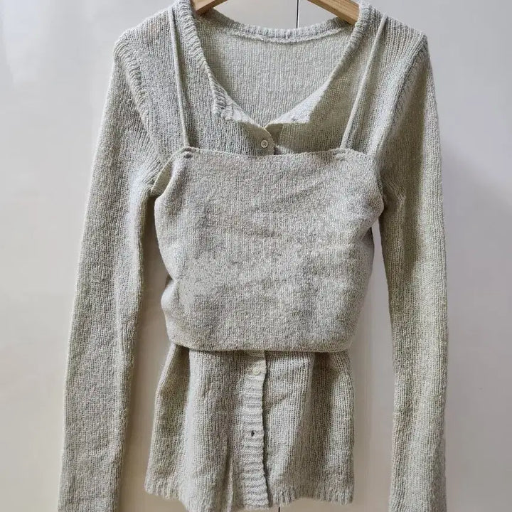 [BUNJANG] Wool Knit Top Set / 탑세트