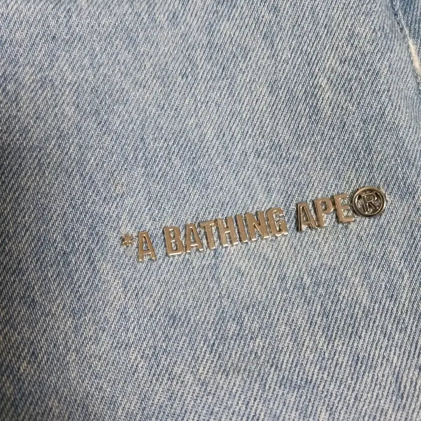 [BUNJANG] BAPE Star Patch Denim Pants / 정품 베이프 스타패치 바지 데님 팬츠 배기바지