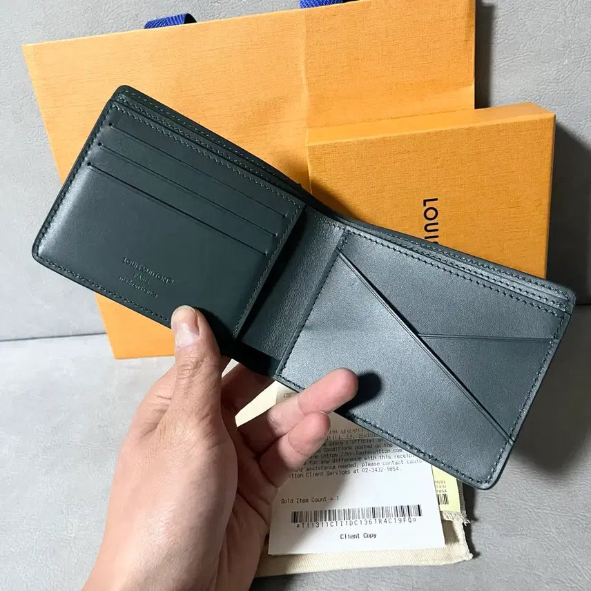 [BUNJANG] Louis Vuitton Eclipse Shadow Multiple Wallet / [새상품급,풀구성] 루이비통 이클립스 쉐도우 멀티플월릿 반지갑