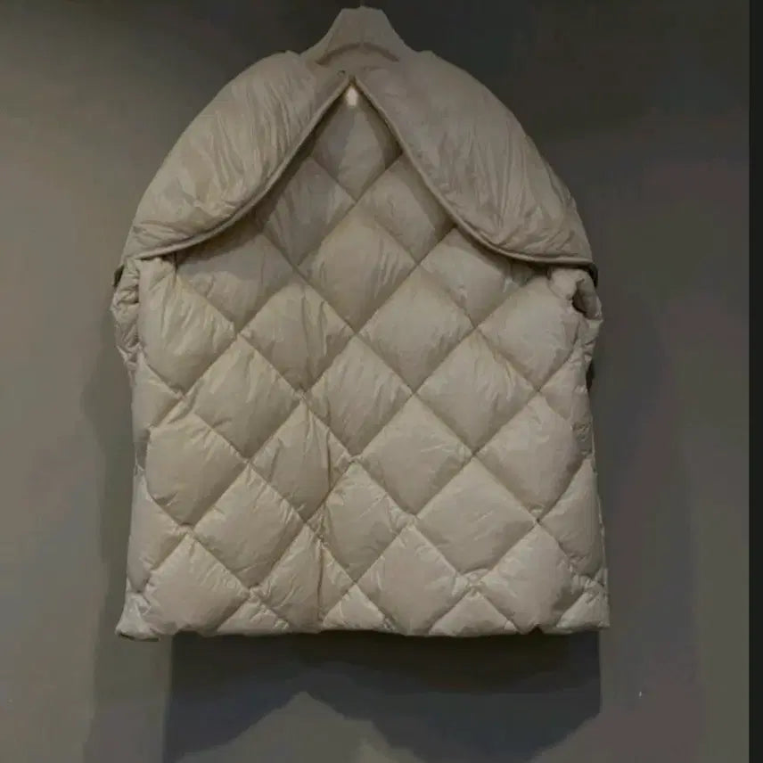 [BUNJANG] Max A-Line Quilted Half Padding Jacket / 막스 A라인 퀼팅 하프 패딩