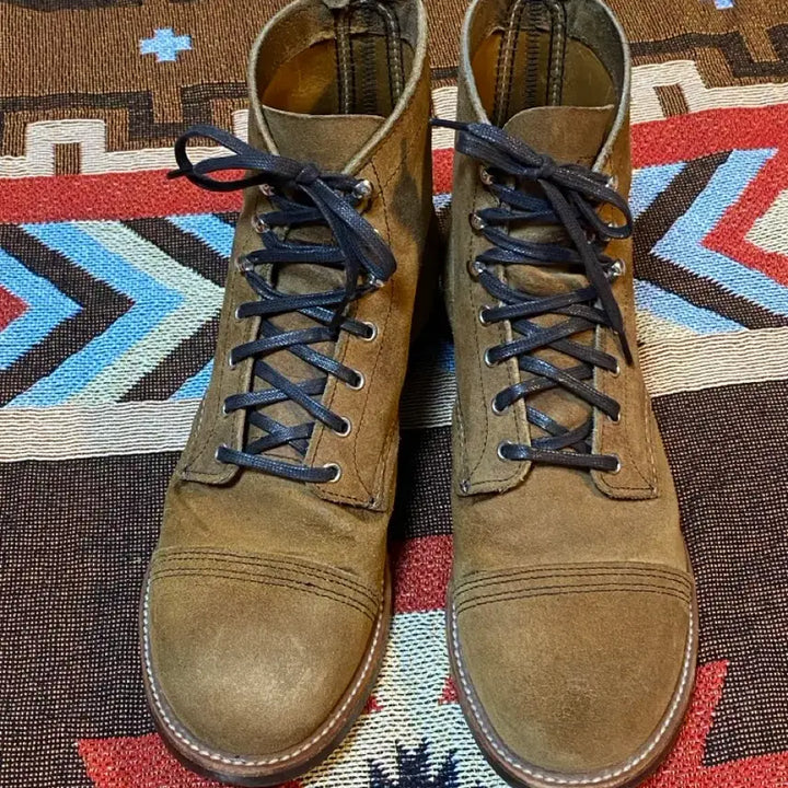 [BUNJANG] Red Wing 8083 Hawthorne Muleskinner Roughout Leather Iron Ranger Boots / 레드윙 8083 호손 뮬스키너 러프아웃 부츠 11.5D
