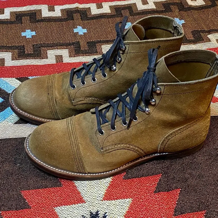[BUNJANG] Red Wing 8083 Hawthorne Muleskinner Roughout Leather Iron Ranger Boots / 레드윙 8083 호손 뮬스키너 러프아웃 부츠 11.5D