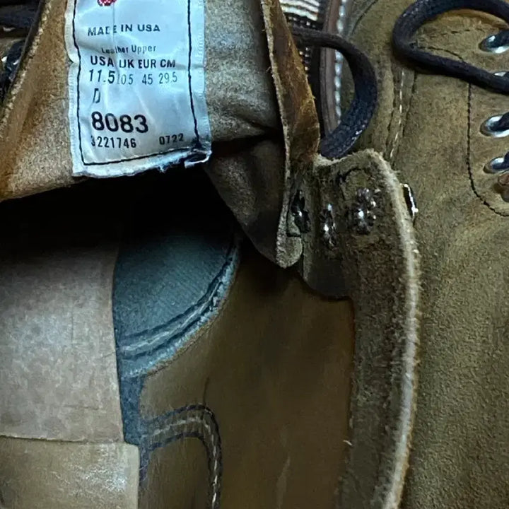 [BUNJANG] Red Wing 8083 Hawthorne Muleskinner Roughout Boots / 레드윙 8083 호손 뮬스키너 러프아웃 부츠 11.5D