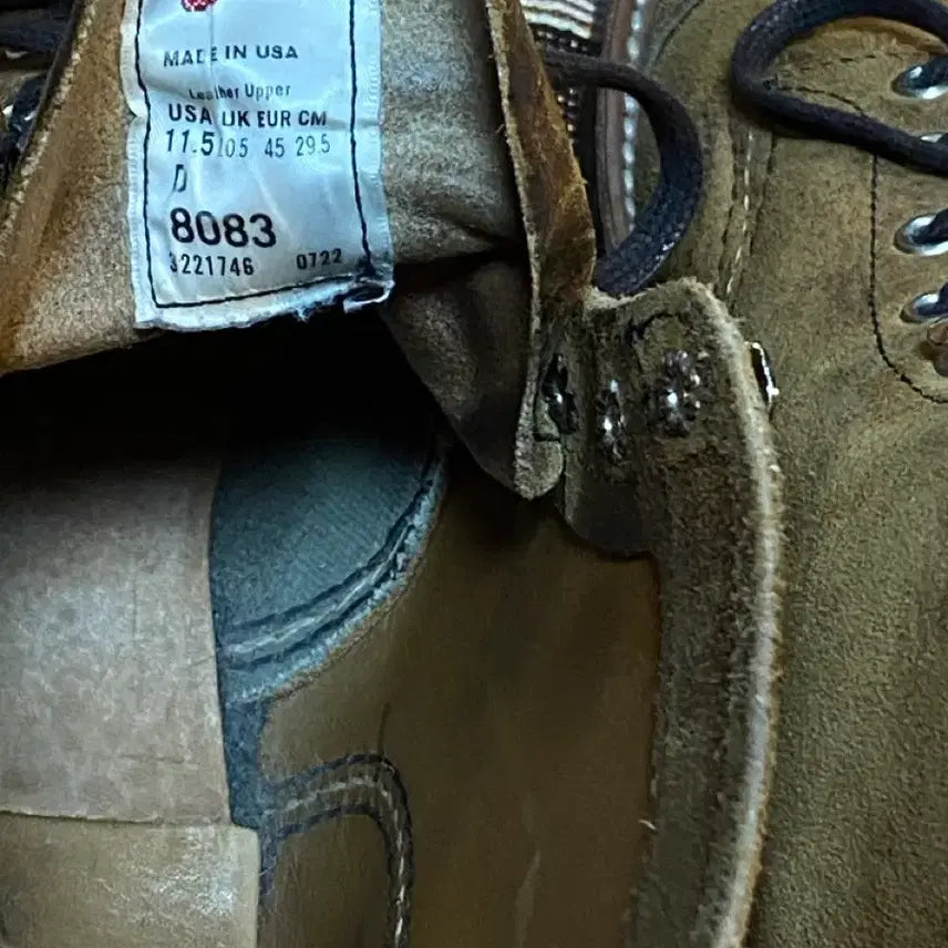 [BUNJANG] Red Wing 8083 Hawthorne Muleskinner Roughout Boots / 레드윙 8083 호손 뮬스키너 러프아웃 부츠 11.5D