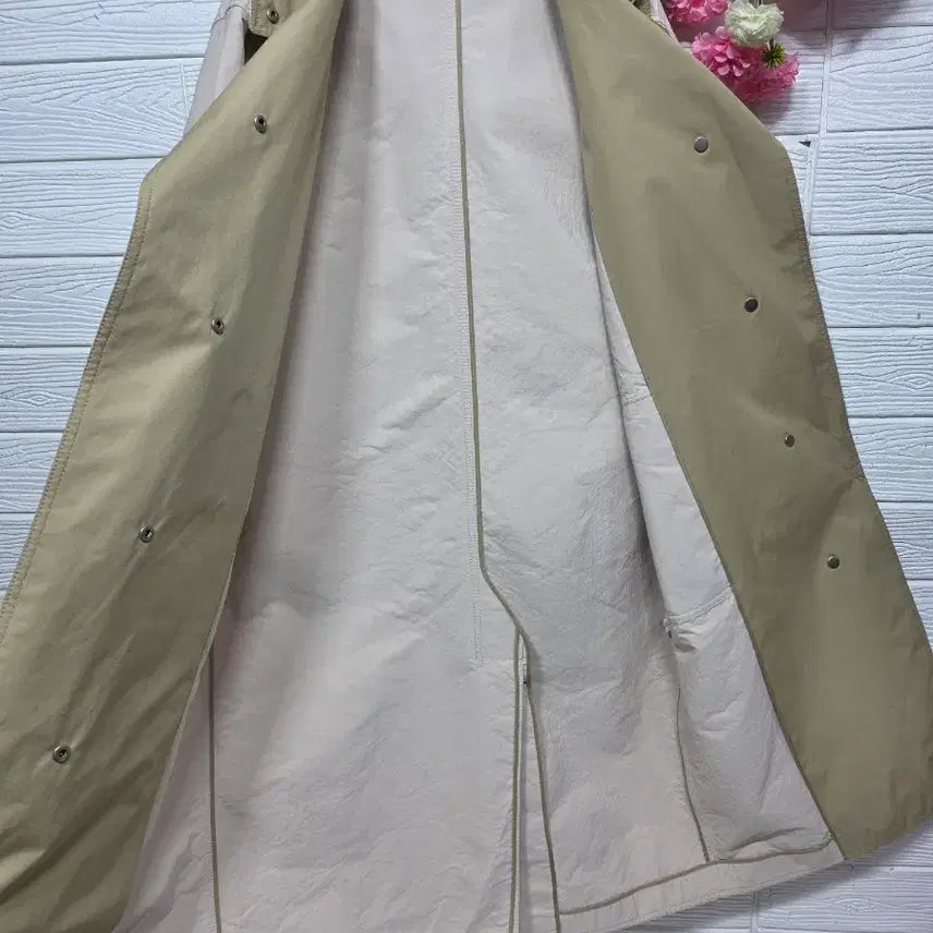 [BUNJANG] Lanvin Trench Coat (66-88) / 한섬 랑방 면트렌치코트 66ㅡ88