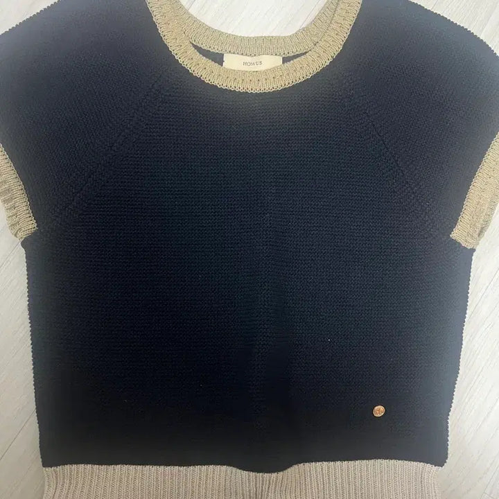[BUNJANG] howus Ben Half Knit Navy / 호와스 howus 벤 하프 니트 네이비