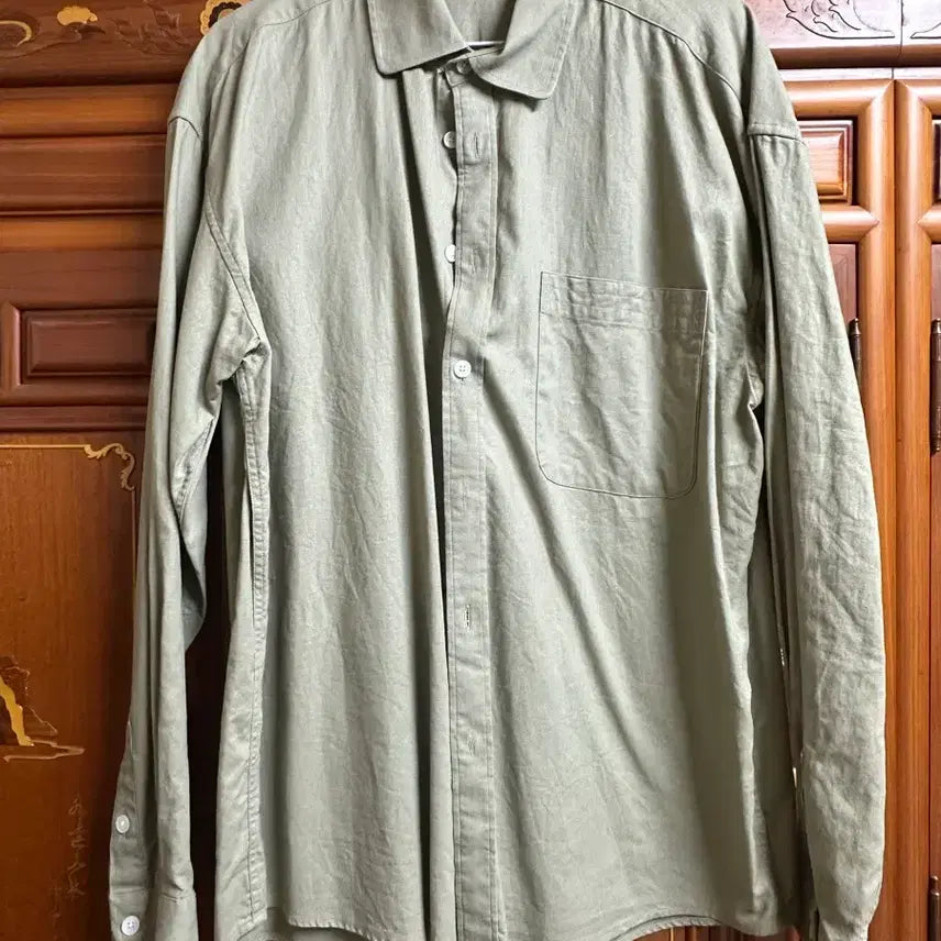 [BUNJANG] Diamond Layla Olive Shirt L / 다이아몬드레이라 올리브 셔츠 L