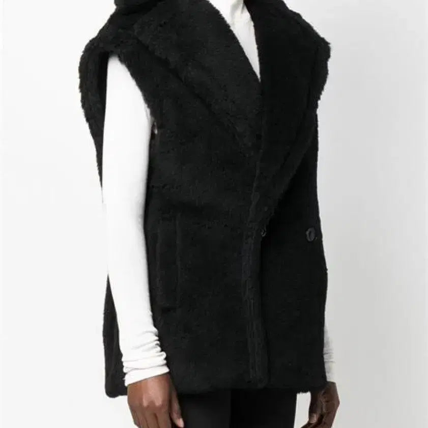 [BUNJANG] Max Mara Teddy Bear Vest Black / 정품 막스마라 테디베어 베스트 블랙