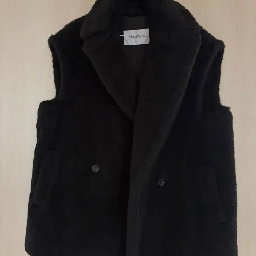 [BUNJANG] Max Mara Teddy Bear Vest Black / 정품 막스마라 테디베어 베스트 블랙