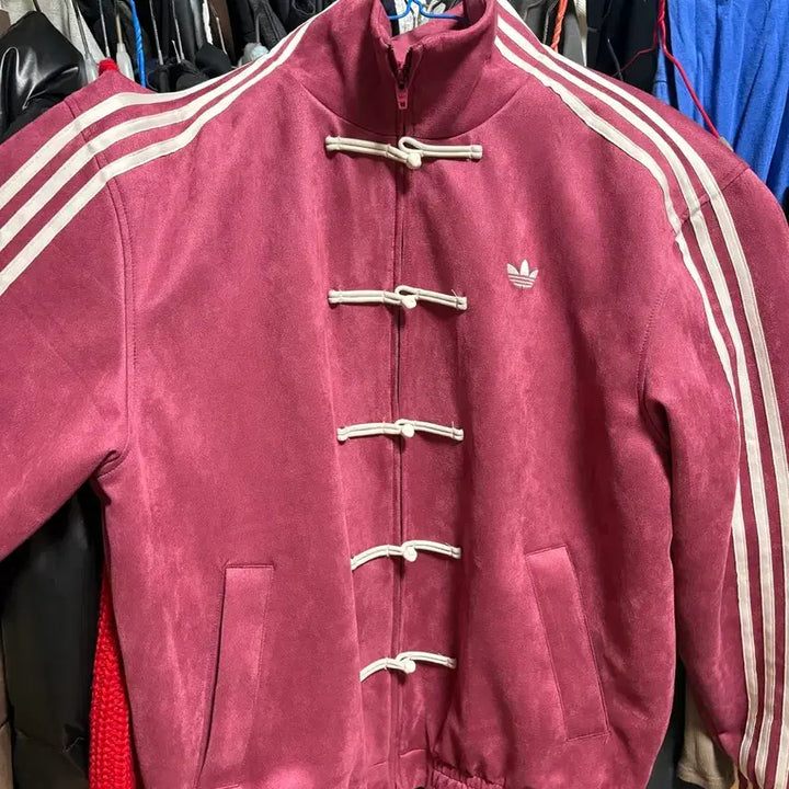 [BUNJANG] Adidas Burgundy Jacket (Unsealed) / 중디다스 새상품 버건디