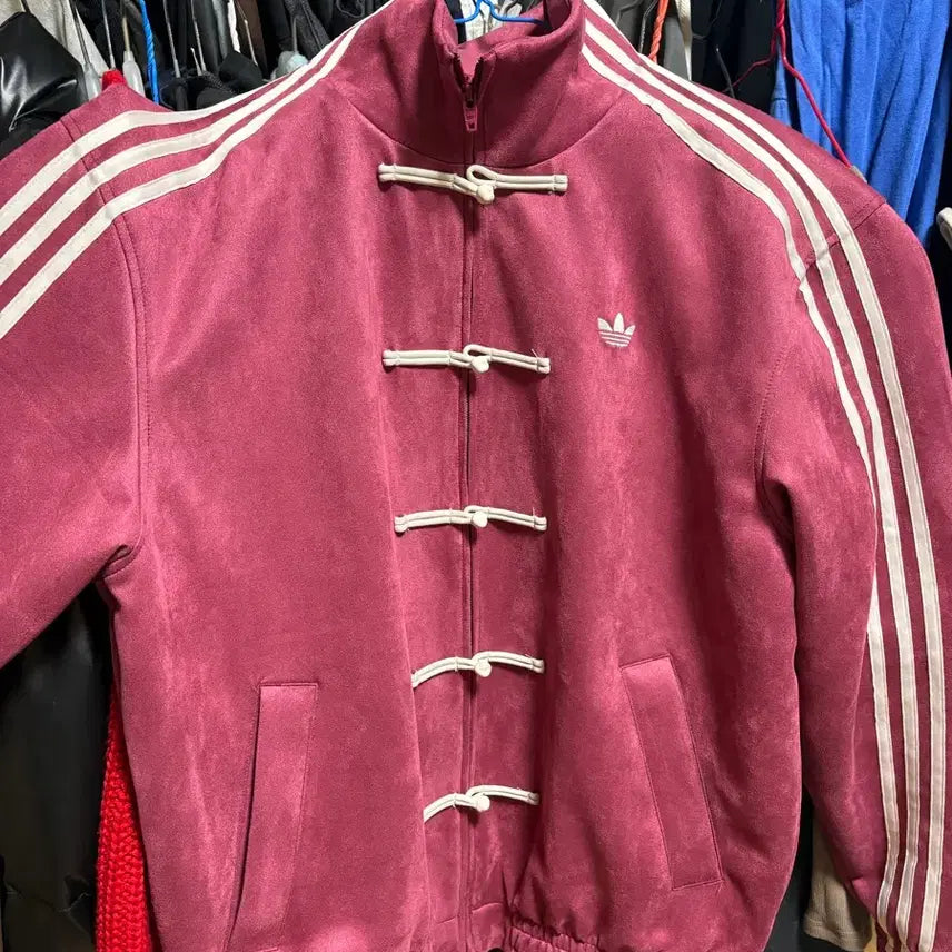 [BUNJANG] Adidas Burgundy Jacket (Unsealed) / 중디다스 새상품 버건디