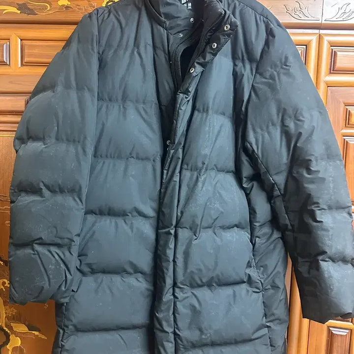 [BUNJANG] Uniqlo Black Long Padded Coat / 유니클로 블랙 롱패딩