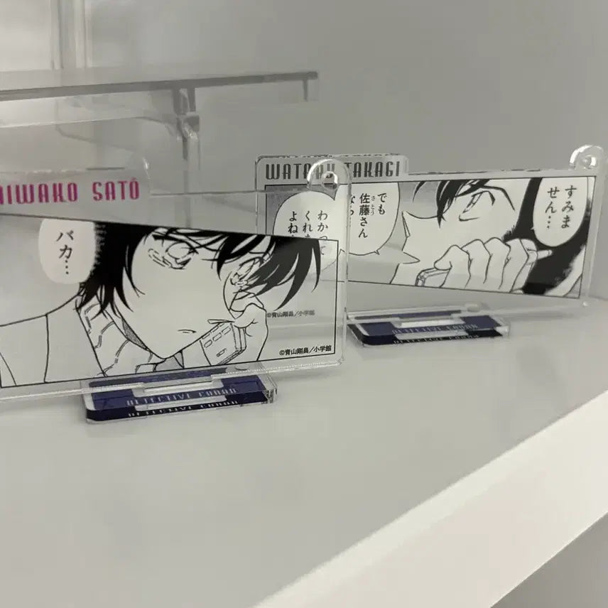 [BUNJANG] Detective Conan Sato Takagi Acrylic Bundle Set / 명탐정코난 사토 다카기 원화 아크릴 일괄
