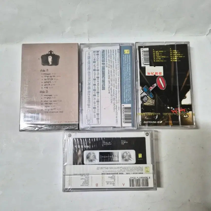 [BUNJANG] Lee Seung Hwan, Roller Coaster, Park Jung Hyun, Various Artists Unsealed Tape Bundle Set / 나비효과1집.박정현5집.롤러코스터5집.이승환미개봉테이프 올려봅니다