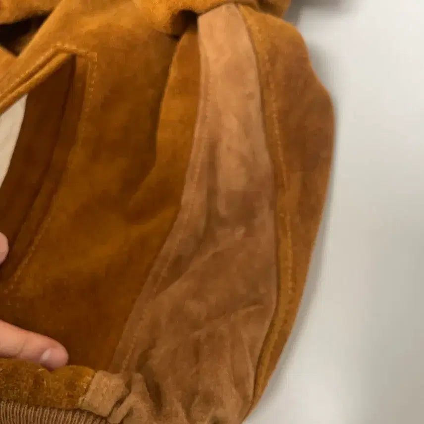 [BUNJANG] Schott 327 Suede Bomber Leather Jacket / 쇼트 schott 327 스웨이드 봄버 가죽자켓 40(100-110)