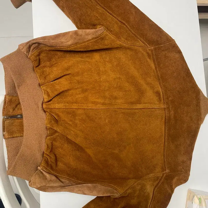 [BUNJANG] Schott 327 Suede Bomber Leather Jacket / 쇼트 schott 327 스웨이드 봄버 가죽자켓 40(100-110)