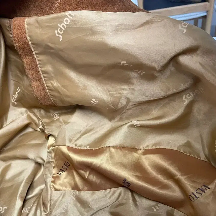 [BUNJANG] Schott 327 Suede Bomber Leather Jacket / 쇼트 schott 327 스웨이드 봄버 가죽자켓 40(100-110)