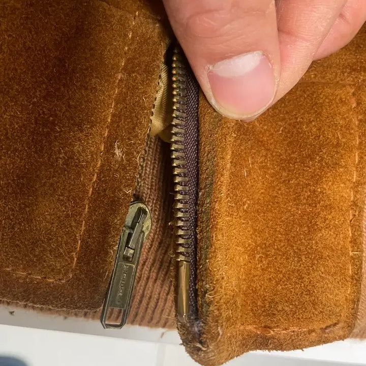 [BUNJANG] Schott 327 Suede Bomber Leather Jacket / 쇼트 schott 327 스웨이드 봄버 가죽자켓 40(100-110)