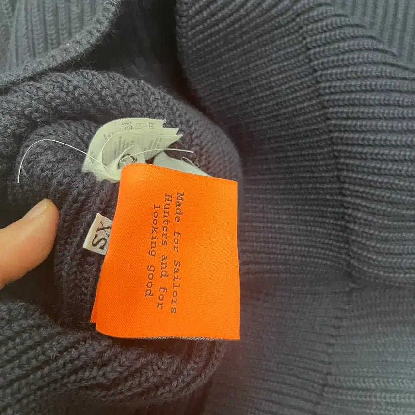 [BUNJANG] Anderssen-Anderssen Navy Knit Sweater / 안데르센안데르센 니트 네이비색상 xs