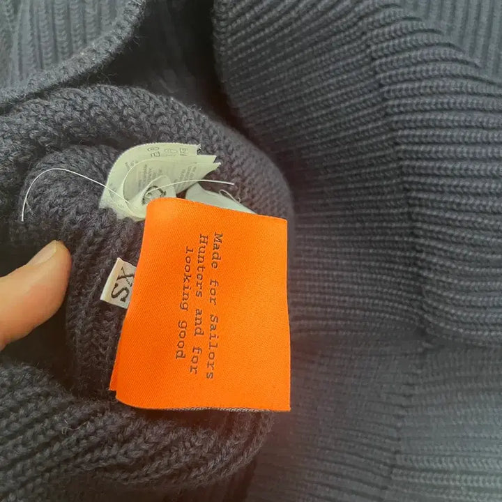 [BUNJANG] Anderssen-Anderssen Navy Knit Sweater / 안데르센안데르센 니트 네이비색상 xs