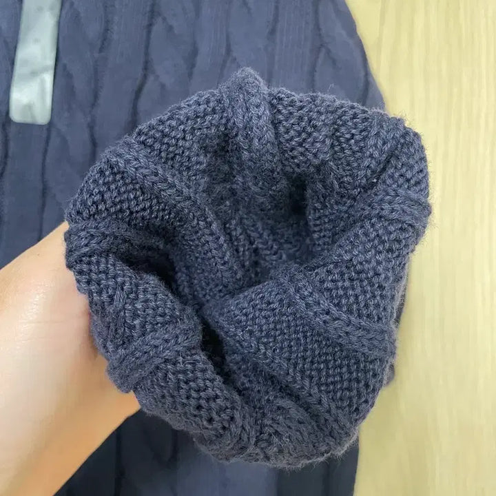 [SOLD OUT] [새제품] 폴로 랄프로렌 케이블 아노락 니트 네이비 M