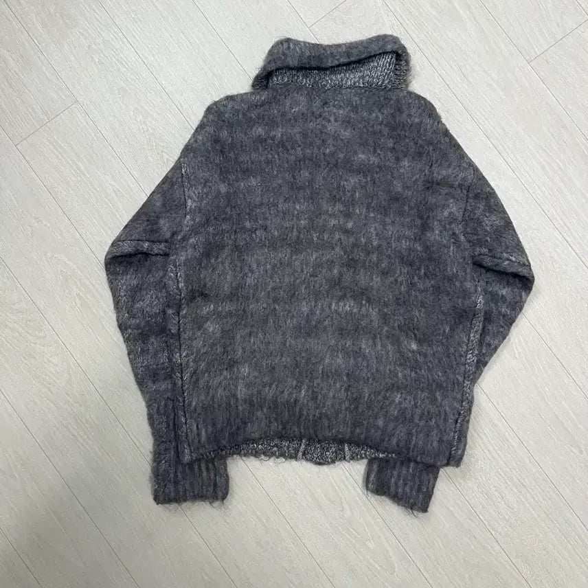 [BUNJANG] Moonsun Alpaca Cardigan Gray / 문선 알파카 가디건 그레이