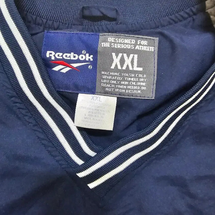 [BUNJANG] Reebok Navy Windbreaker XXL / 리복 네이비색 바람막이 XXL