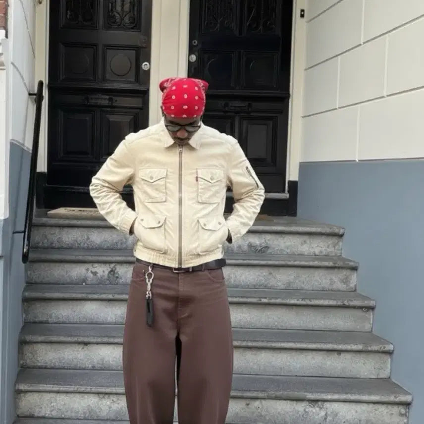 [BUNJANG] Levi's Vintage Zip-Up Swing Biker Jacket / 리바이스(Levis) 빈티지 집업 스윙 바이커자켓