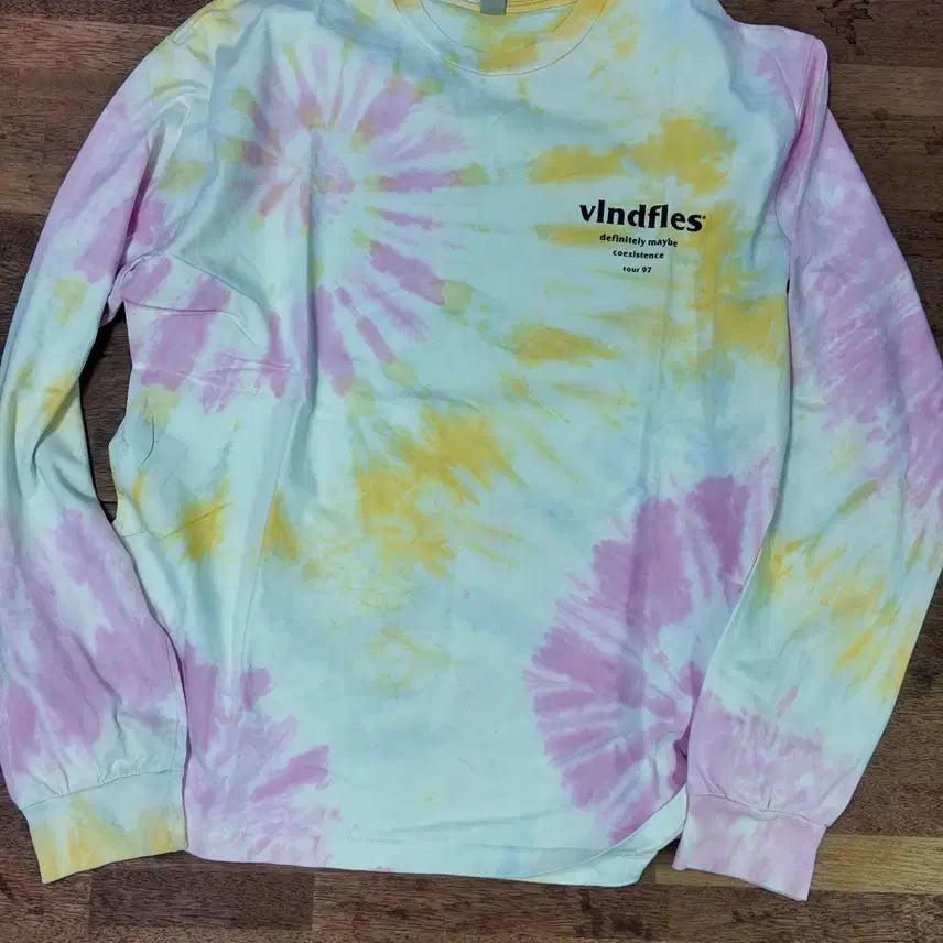 [BUNJANG] Blindfiles Tie-Dye Long Sleeve T-shirt / 블라인드파일즈 타이다이 롱슬리브 1사이즈