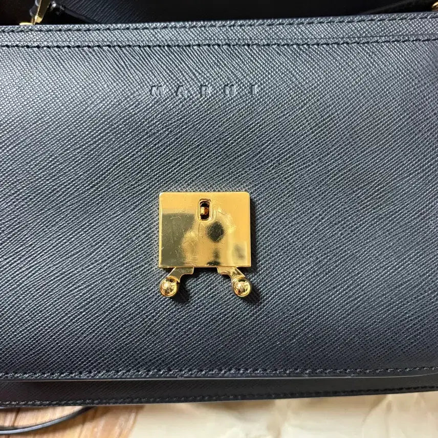 [BUNJANG] Marni Trunk Bag Medium Black / 마르니 트렁크백 미디움 사이즈 블랙