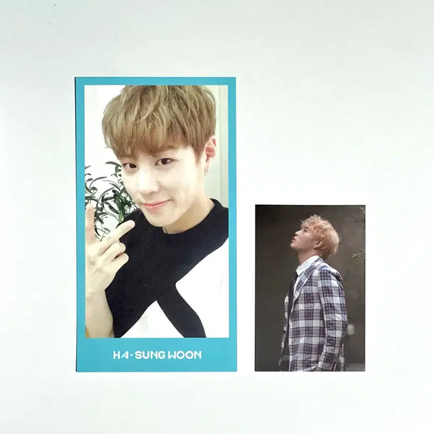 [BUNJANG] Wanna One Ha Sung Woon Wannaable Kit Special Gift Photocard / 워너원 하성운 워너블 키트 + 스페셜 키프트 포토 카드 포카