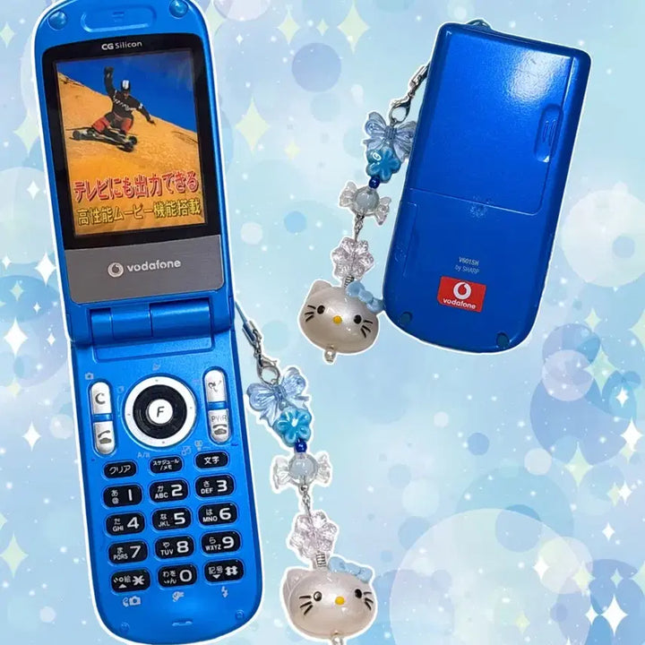 [BUNJANG] Vodafone Ultramarine Blue Mockup Phone Model / 일본 고전폰 보다폰 울트라마린블루 목업폰 모형촌