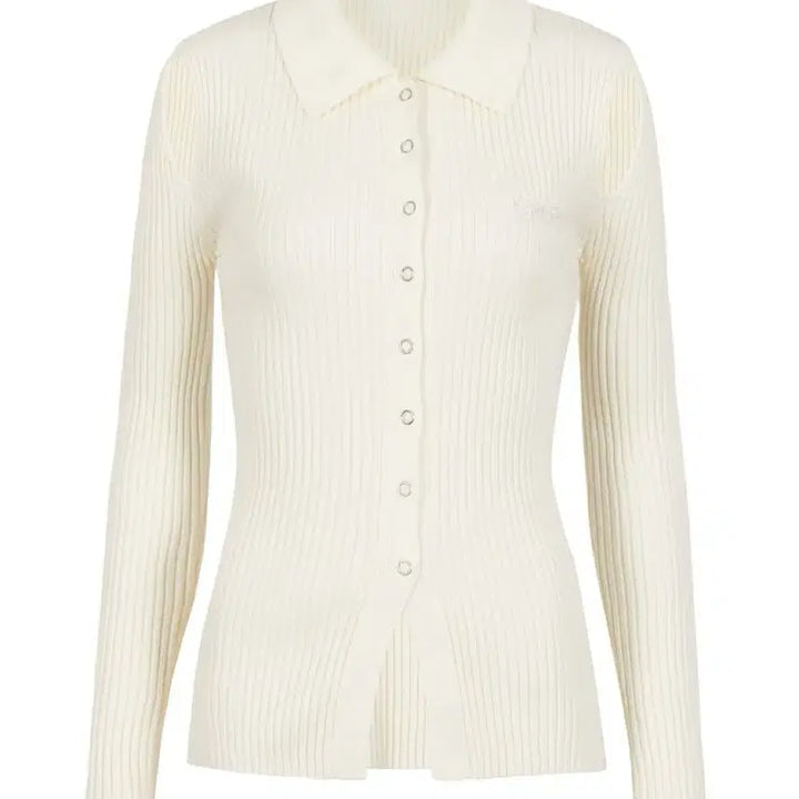 [BUNJANG] Bitersells Slit Ribbed Knit Ivory New / 비터셀즈 슬릿 골지 니트 아이보리 새상품