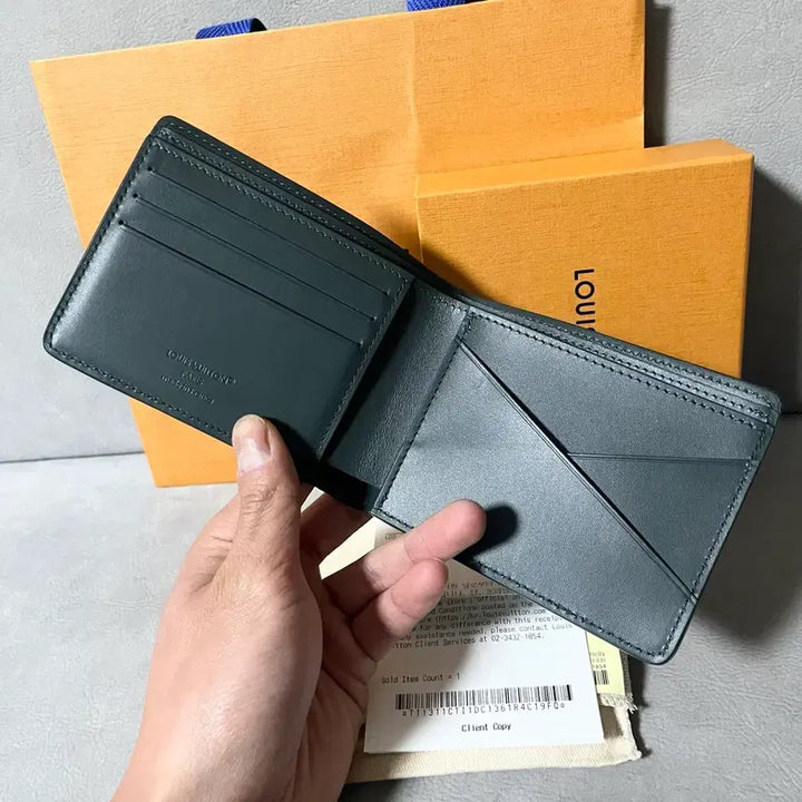 [BUNJANG] Louis Vuitton Eclipse Shadow Multiple Wallet / [새상품급,풀구성] 루이비통 이클립스 쉐도우 멀티플월릿 반지갑