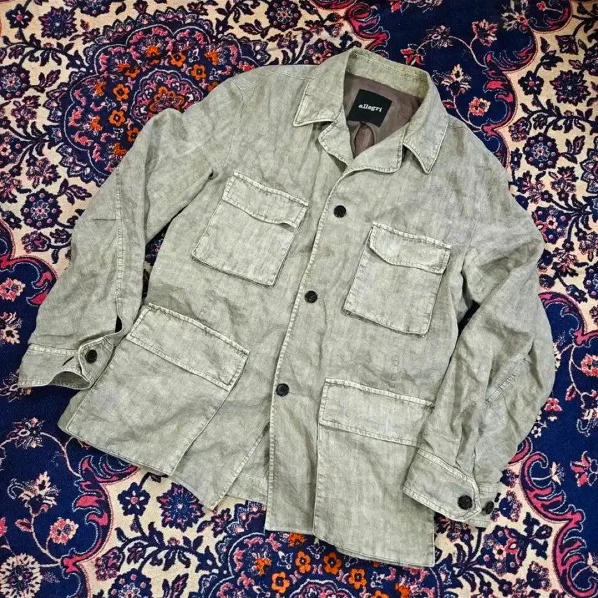 [BUNJANG] Allegri 22SS Garment Washed Field Jacket / 알레그리(allegri) 22ss 가먼트 워시드 필드자켓