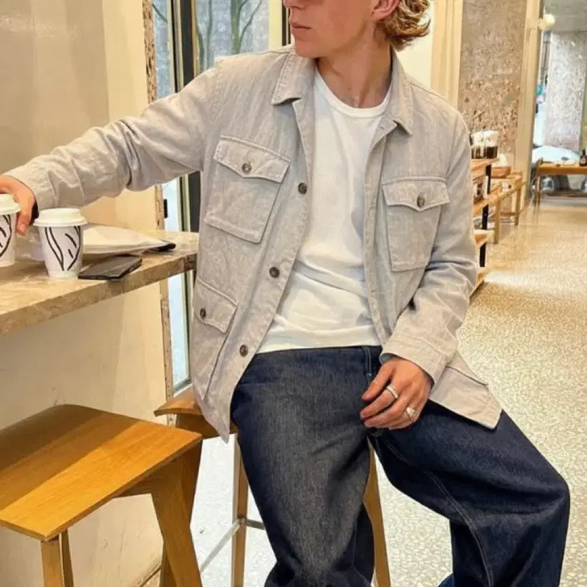 [BUNJANG] Allegri 22SS Garment Washed Field Jacket / 알레그리(allegri) 22ss 가먼트 워시드 필드자켓