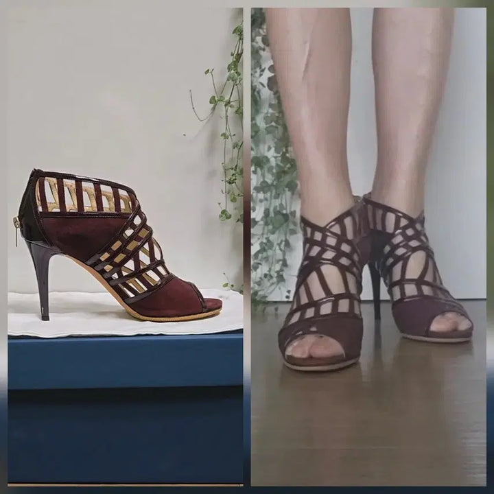 [BUNJANG] Jimmy Choo Suede Leather High Heels / 지미추[정품]스웨이드 가죽 하이힐/38/컨디션최상