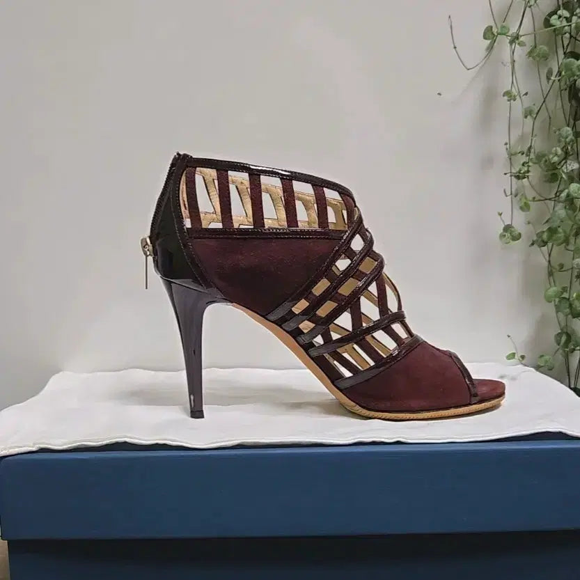 [BUNJANG] Jimmy Choo Suede Leather High Heels / 지미추[정품]스웨이드 가죽 하이힐/38/컨디션최상