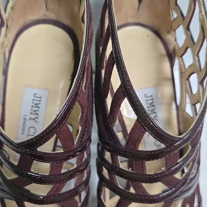 [BUNJANG] Jimmy Choo Suede Leather High Heels / 지미추[정품]스웨이드 가죽 하이힐/38/컨디션최상