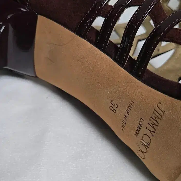 [BUNJANG] Jimmy Choo Suede Leather High Heels / 지미추[정품]스웨이드 가죽 하이힐/38/컨디션최상