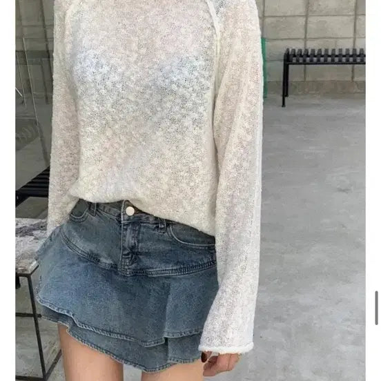 [BUNJANG] Bybeige Popcorn Raglan Boucle Knit / [바이베이지] 시즈 팝콘 나그랑 부클 니트