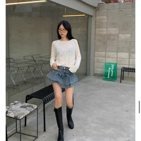 [BUNJANG] Bybeige Popcorn Raglan Boucle Knit / [바이베이지] 시즈 팝콘 나그랑 부클 니트