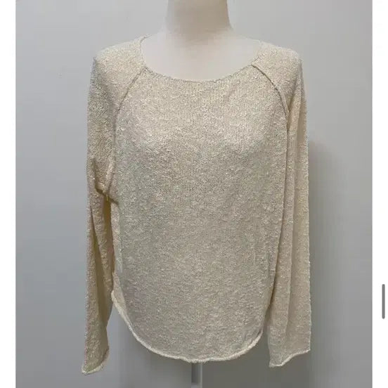 [BUNJANG] Bybeige Popcorn Raglan Boucle Knit / [바이베이지] 시즈 팝콘 나그랑 부클 니트