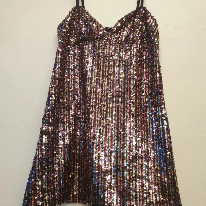 [BUNJANG] ZARA Sequin Dress / 44~마른55) 자라 ZARA 스팽글 원피스